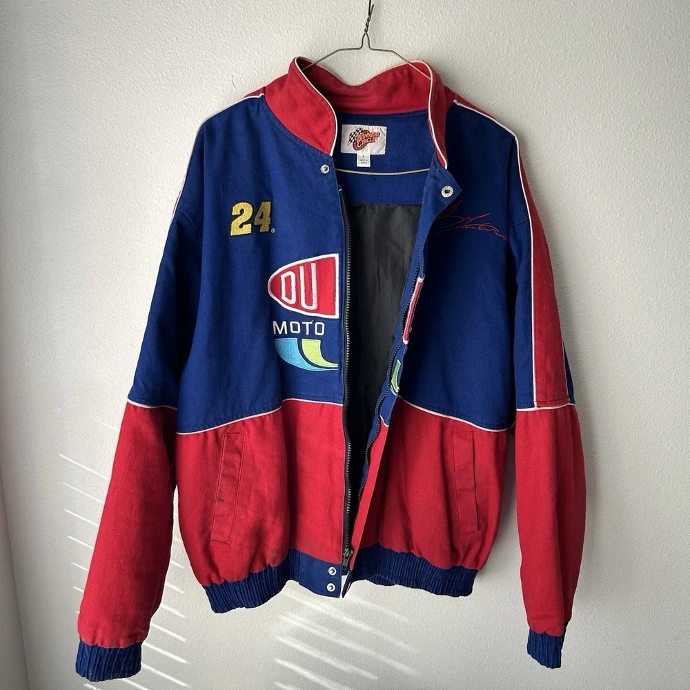 Vintage Jeff Gordon #24 DuPont Motorsport Winner's Circle NASCAR Jacket Size:L